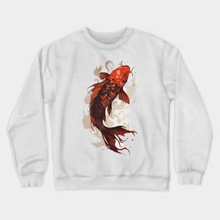 Tranquil Japanese Koi Crewneck Sweatshirt